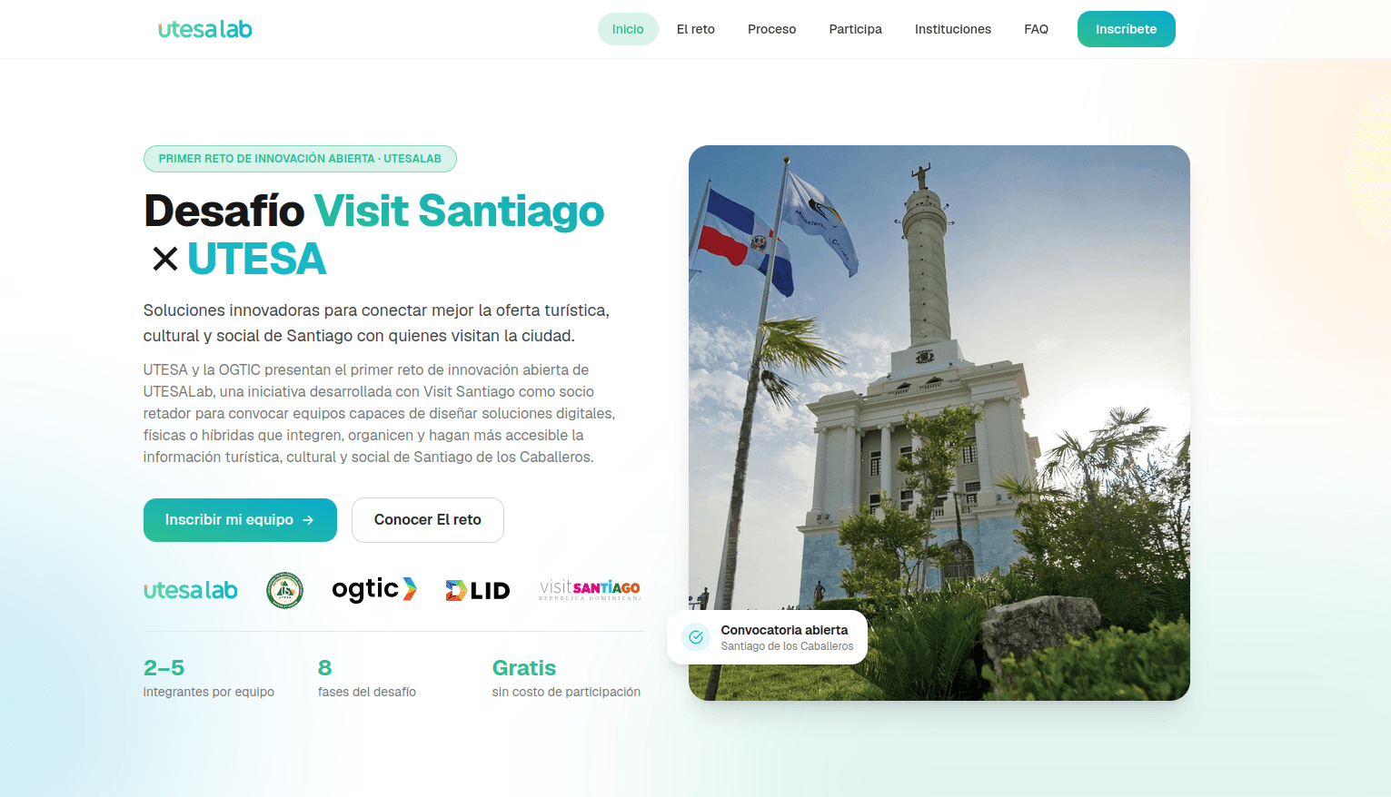 UTESALAB × Visit Santiago — Desafío de Innovación Abierta